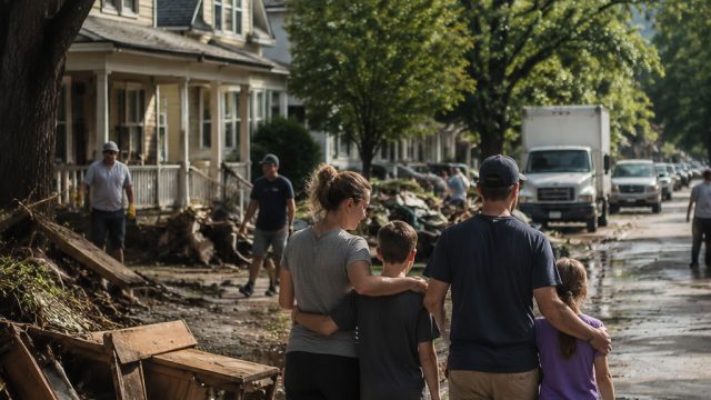 Texas Families Return Home Aft