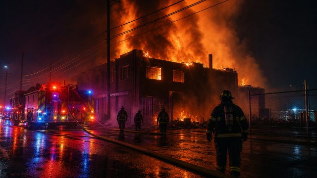 Major Fire Erupts in Allentown